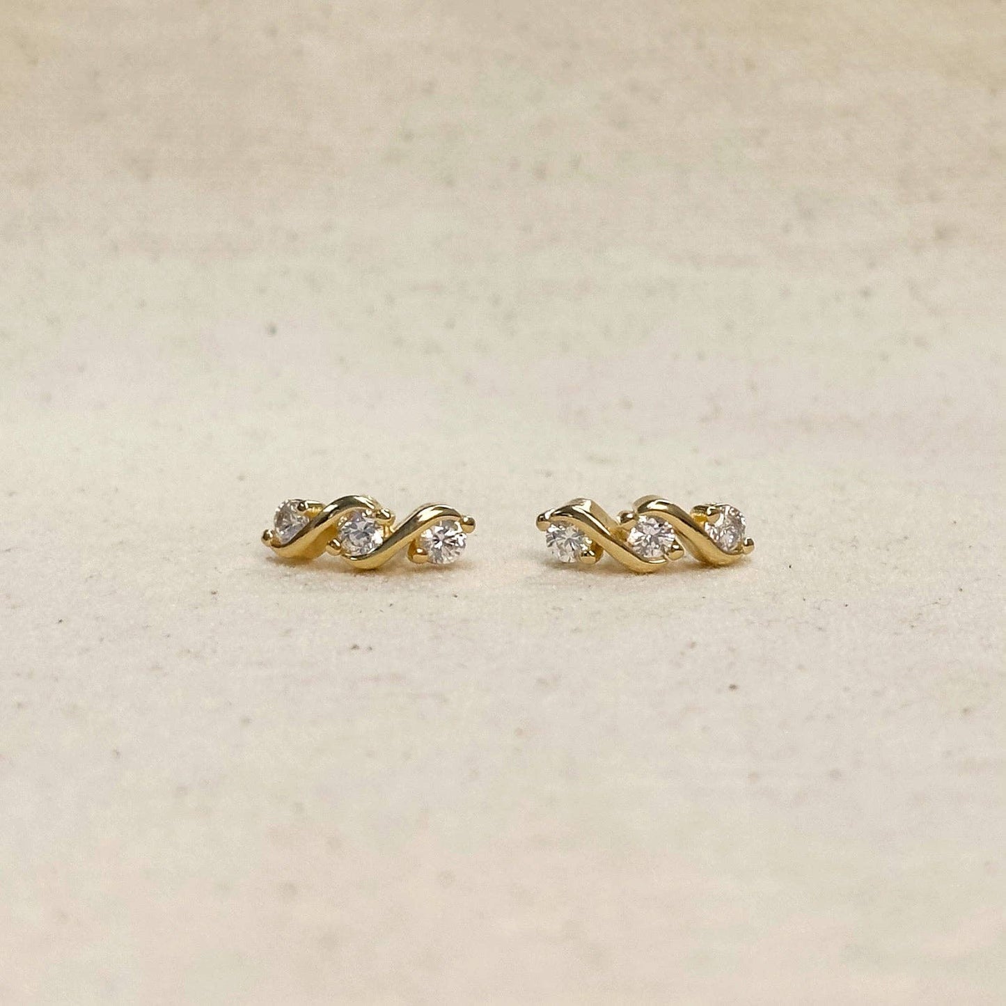 Aurine Triple Studs