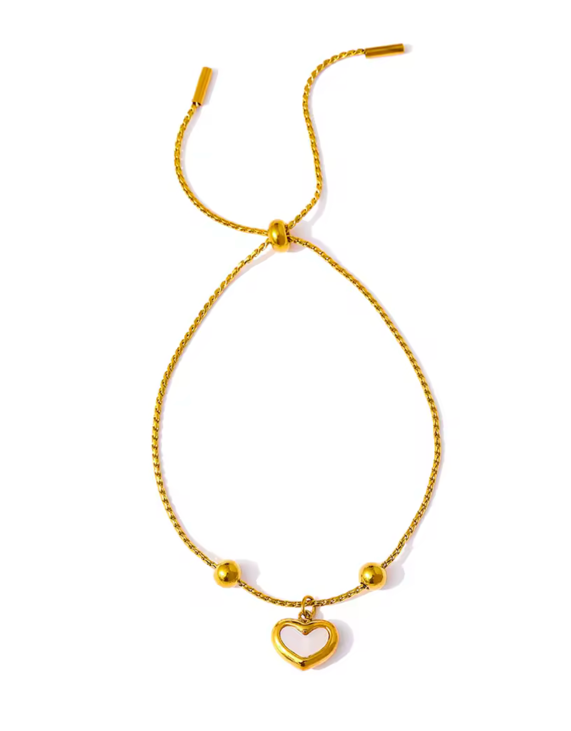 Noa Shell Heart Bracelet