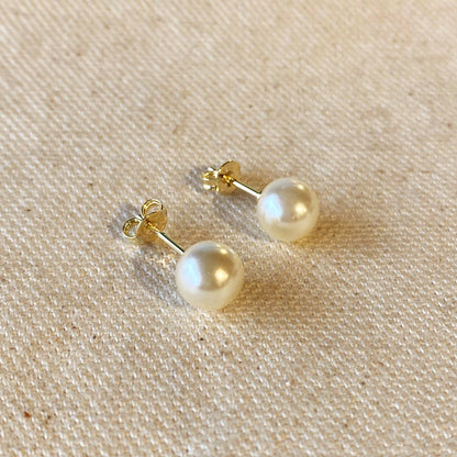 Aretes de perla de Alma