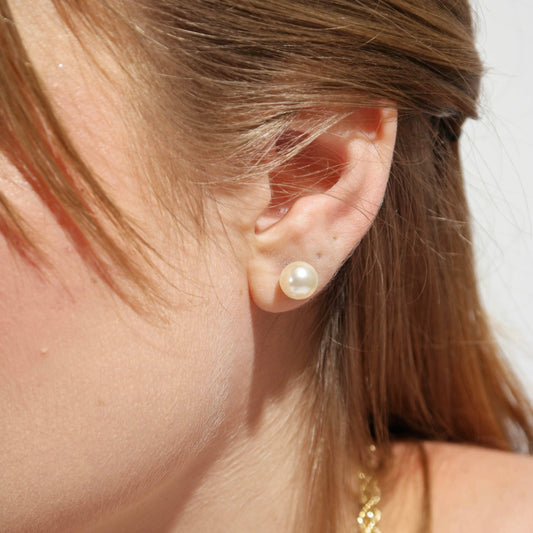 Aretes de perla de Alma