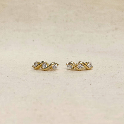 Aurine Triple Studs