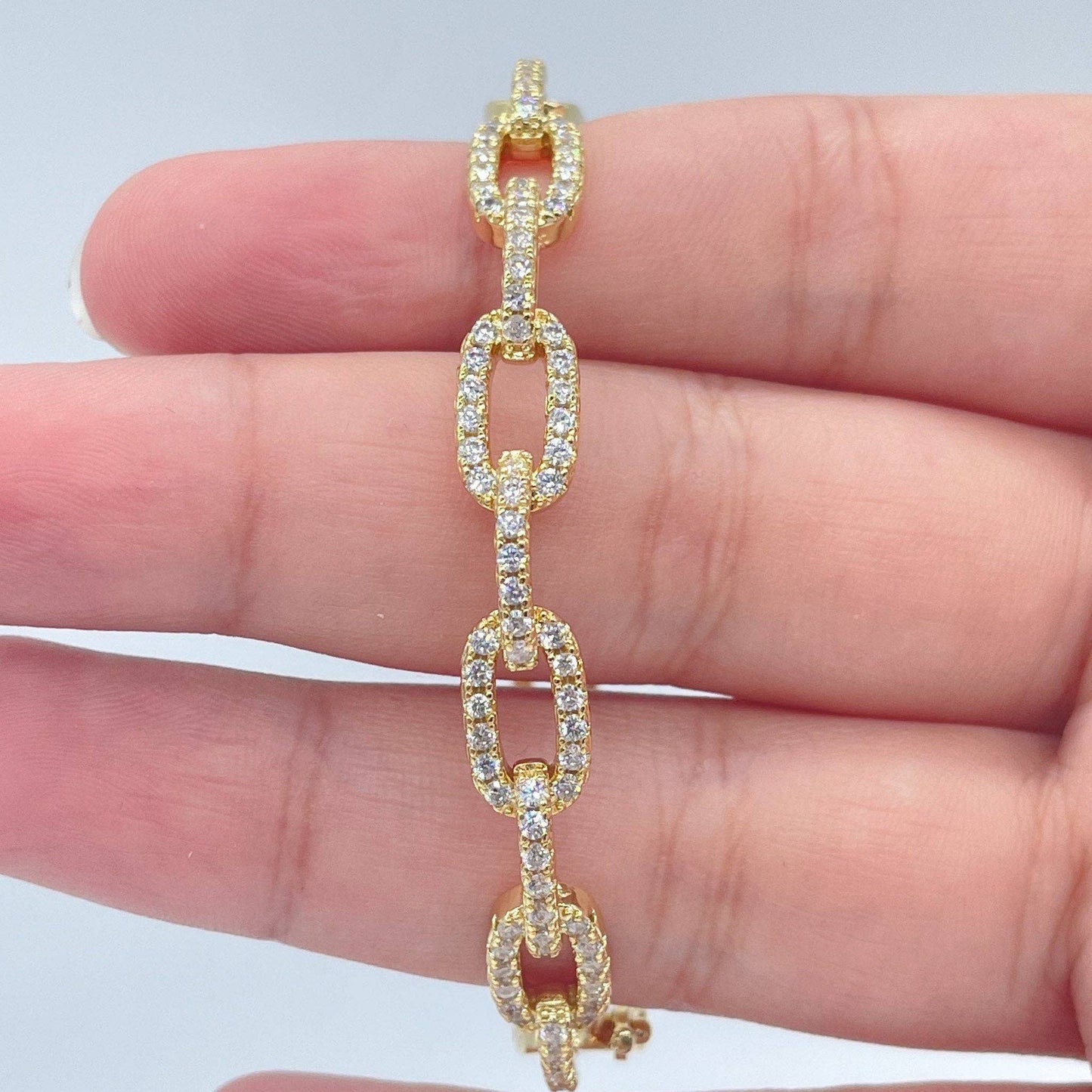 Oval Link Bangle