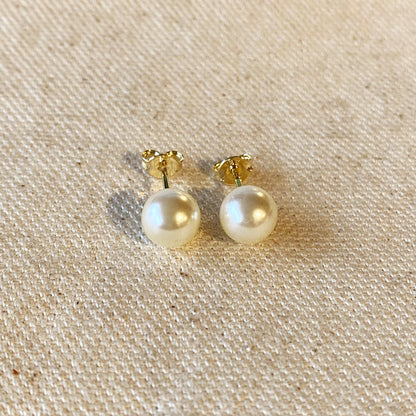 Aretes de perla de Alma