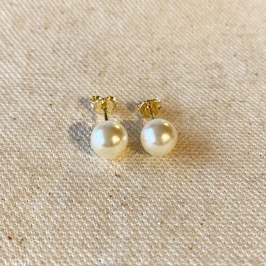 Aretes de perla de Alma