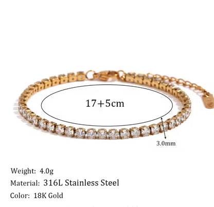 Siena Mini Tennis Bracelet