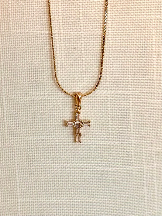 Celeste Cross Necklace