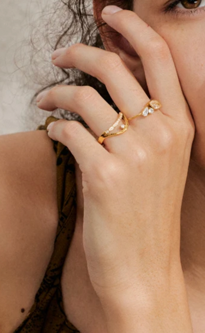 Valeria Double Band Ring