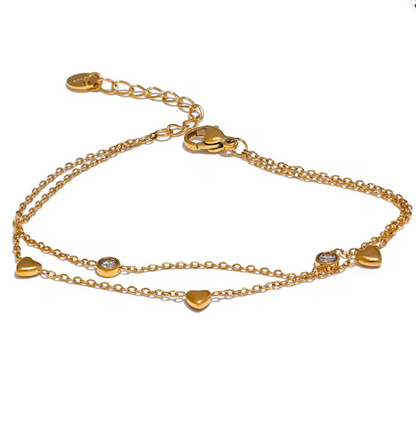 Amélie Heart Bracelet