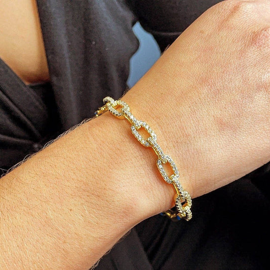 Oval Link Bangle