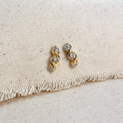 Aurine Triple Studs