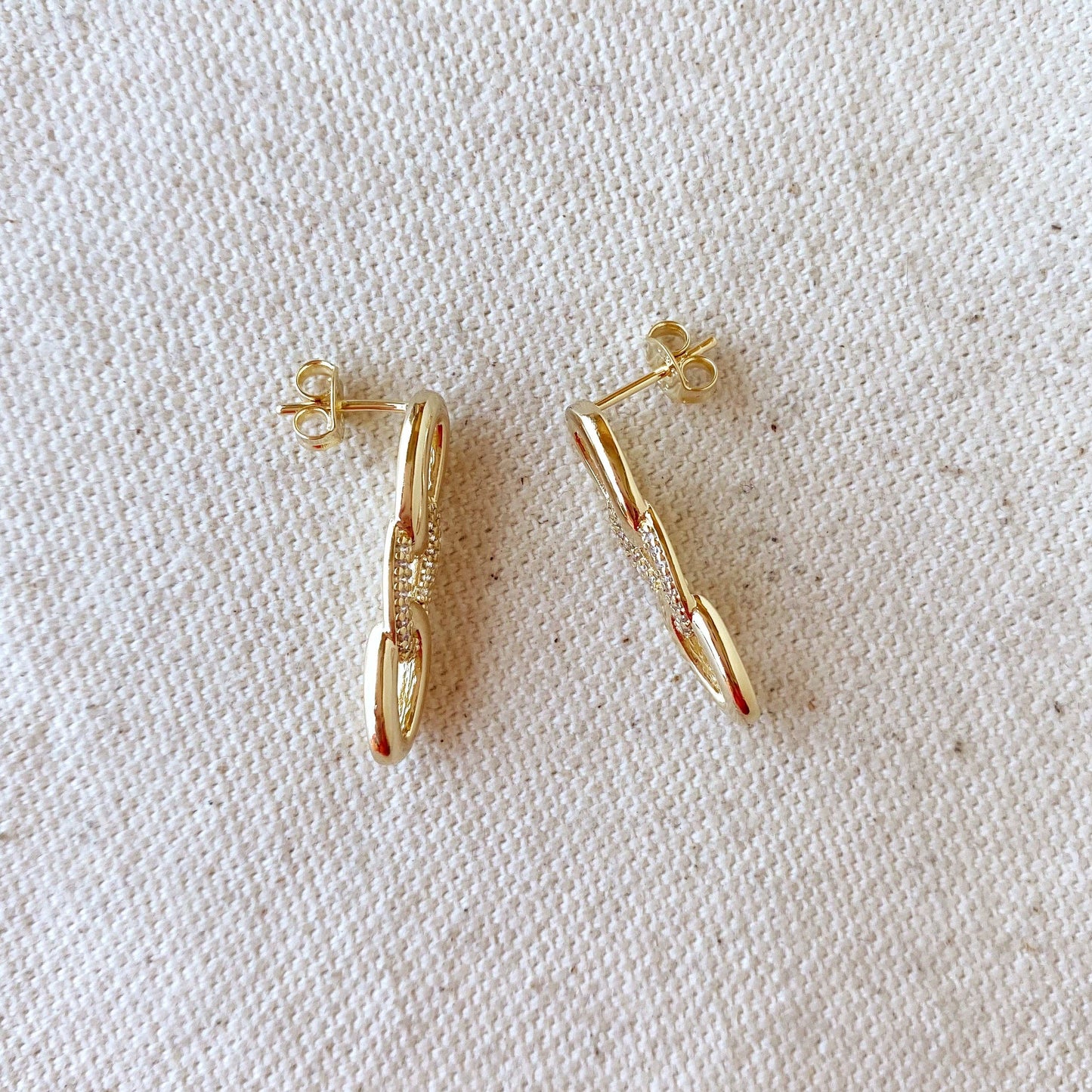 Elena Faux Chain Earrings