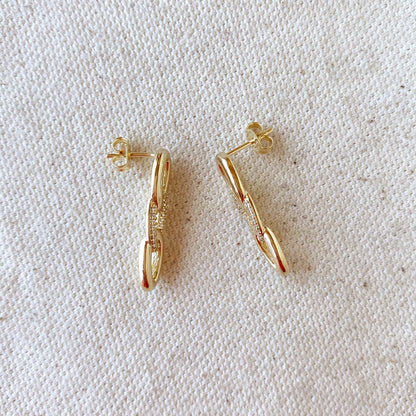 Elena Faux Chain Earrings