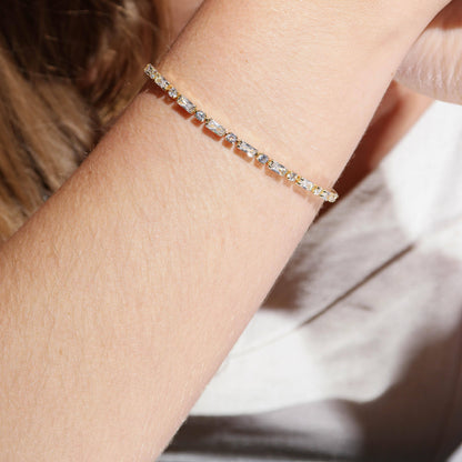 Siena Dual-Cut Tennis Bracelet